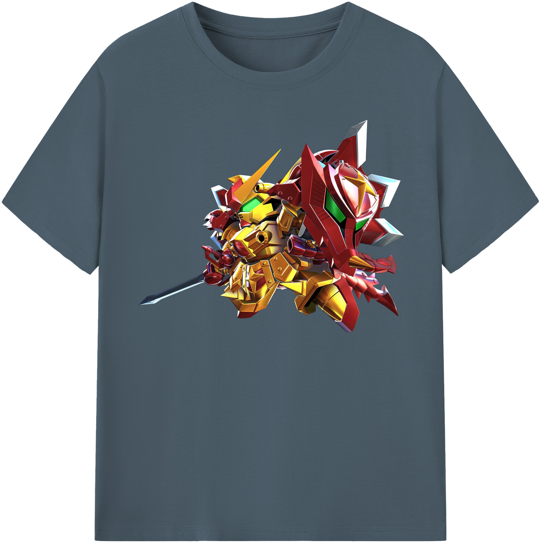（画像用） 機動戦士ガンダム Mobile Suit Gundam 綿100％半袖Tシャツ（フロントプリント）